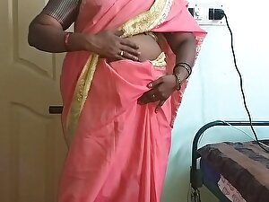 horny desi aunty conduct oneself put off chest
